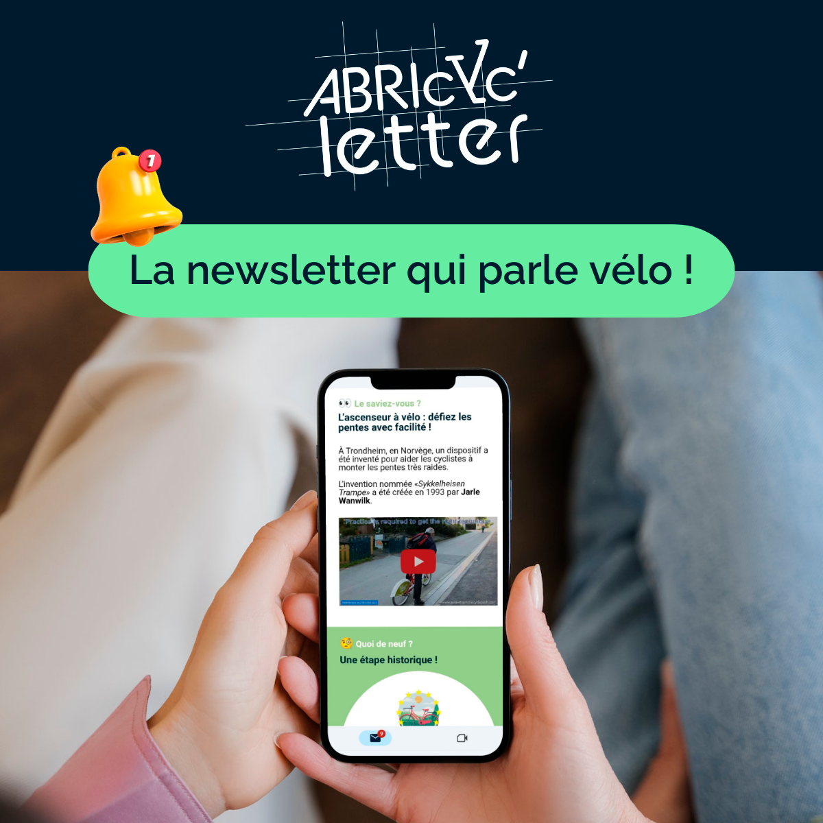 Abricyc'letter : la newsletter autour du vélo !