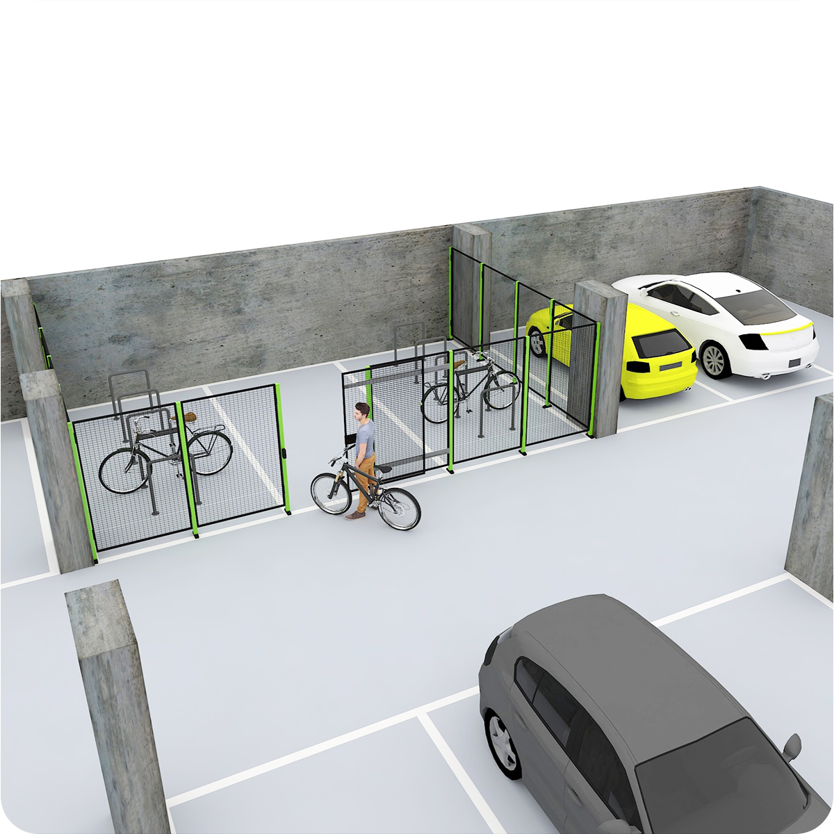 parking vélo souterrain