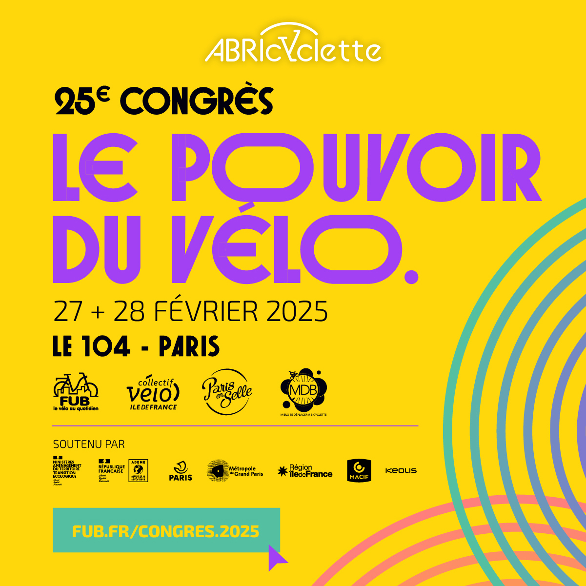 25ème congrès de la FUB : le pouvoir du vélo !
