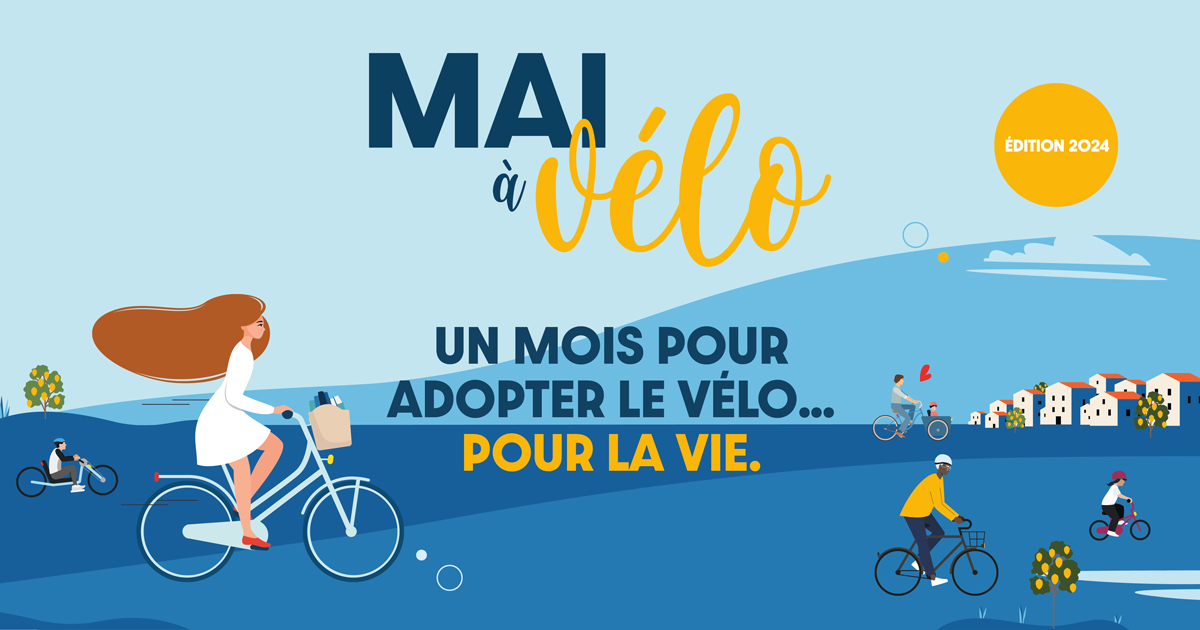 Mai à vélo : un mois pour adopter le vélo pour la vie !