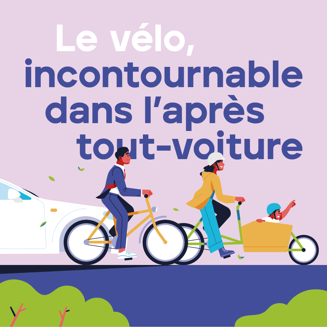 Affiche pour le congrès de la Fédération des Usagers de la Bicyclette (FUB