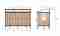 Dimensions Abri Velo Monaco-AC0121MO-XX